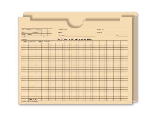 Accounts Payable 1" Expandable Jacket