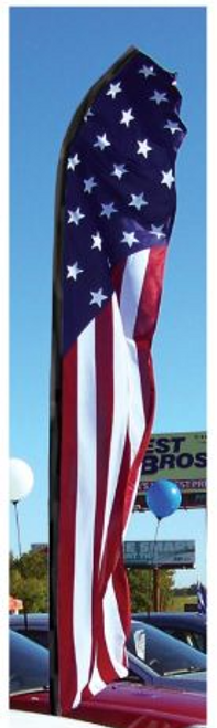 AMERICAN FLAG - Printed Polyester stars & stripes (3' x 5') QTY. 1