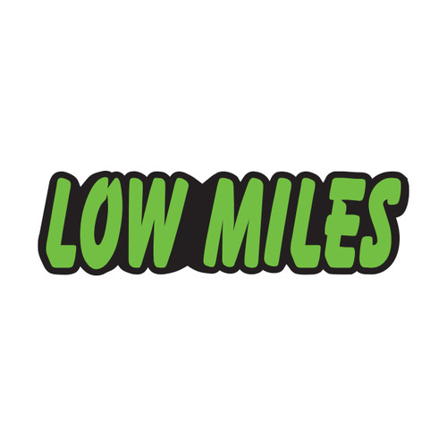 Die-Cut Green & Black Slogans (QTY: 12) - Low Miles