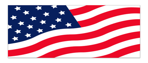Windshield Promotional Banners - Stars & Stripes (QTY. 1)