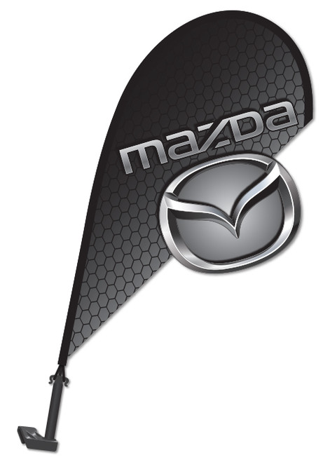 3D Vehicle Clip-On Paddle Flags - MANUFACTURER (QTY. 1) - MAZDA