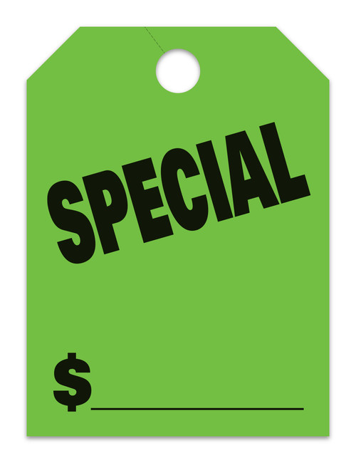 Mirror Hang Tags (Jumbo) SPECIAL - GREEN