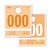 Colored Dispatch Numbers (set of 1,000) Orange