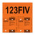 Custom ORANGE Numbered ConsecuTAGS - QTY. 125 per box w/ rings