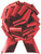 Car Bow - Metallic Red - 14" (qty. 10)