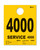 HeavyBrite 4-part Service Dispatch #'s (YELLOW) - QTY. 1,000