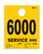 HeavyBrite 4-part Service Dispatch #'s (YELLOW) - QTY. 1,000