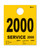 HeavyBrite 4-part Service Dispatch #'s (YELLOW) - QTY. 1,000