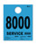 HeavyBrite 4-part Service Dispatch #'s (BLUE) - QTY. 1,000