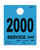 HeavyBrite 4-part Service Dispatch #'s (BLUE) - QTY. 1,000