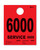 HeavyBrite 4-part Service Dispatch #'s (RED) - QTY. 1,000