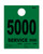 HeavyBrite 4-part Service Dispatch #'s (GREEN) - QTY. 1,000