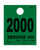 HeavyBrite 4-part Service Dispatch #'s (GREEN) - QTY. 1,000