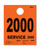 HeavyBrite 4-part Service Dispatch #'s (ORANGE) - QTY. 1,000