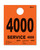 HeavyBrite 4-part Service Dispatch #'s (ORANGE) - QTY. 1,000