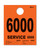 HeavyBrite 4-part Service Dispatch #'s (ORANGE) - QTY. 1,000