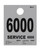 HeavyBrite 4-part Service Dispatch #'s (GRAY) - QTY. 1,000