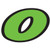 6-1/4" Green & Black Die Cut Window Sticker NUMBERS (QTY: 12)