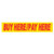Window Slogan Stickers - Yellow and Red (qty. 12)