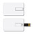 USB Flash Drive - Credit Card Style - White - 8GB - Blank (50 qty) - as low as $3.34 ea!
