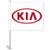 Window Flags With Vehicle Manufacturer Logos -  Kia