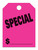 Mirror Hang Tags (Jumbo) SPECIAL - FLOURESCENT PINK