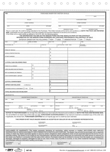 Montana Forms