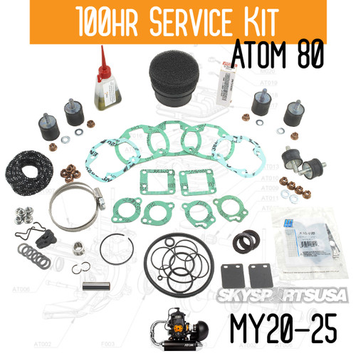 100hr Maintenance Kit | Vittorazi Atom 80 MY20-25 - SkySportsUSA