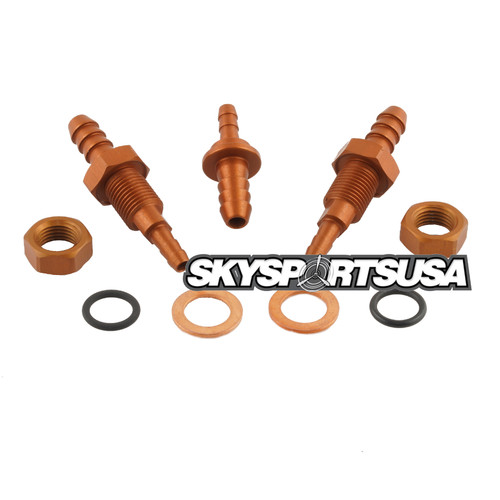 MI562K Fuel Tank Fitting Kit with Nuts And O-Rings  |  Vittorazi Moster EFI