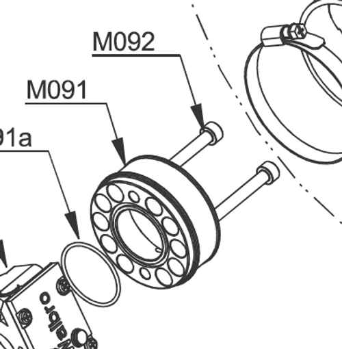 M092 Set of 2 Bolts M6 x 60mm Tcei | Vittorazi Moster 185 - Atom 80 MY20