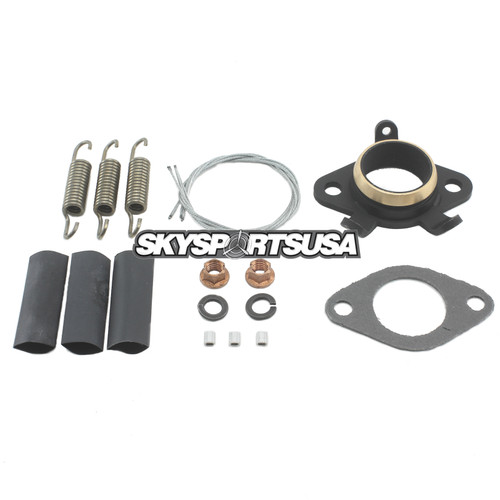 MP142 Exhaust Flange (3 springs) With Assembled Bushing 20/25hr