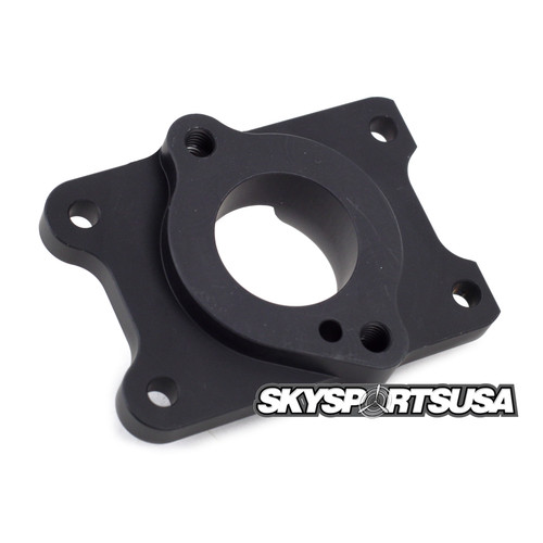 MF084 Carb Flange - Black - for External Pulse Carbs | Vittorazi