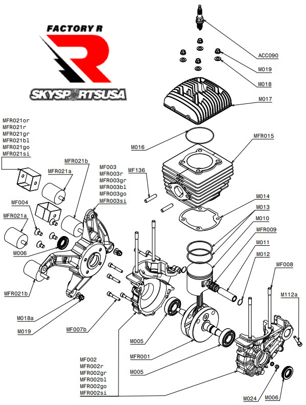 Vittorazi - Parts - Moster 185 Factory - Thermal Unit - Page 1 