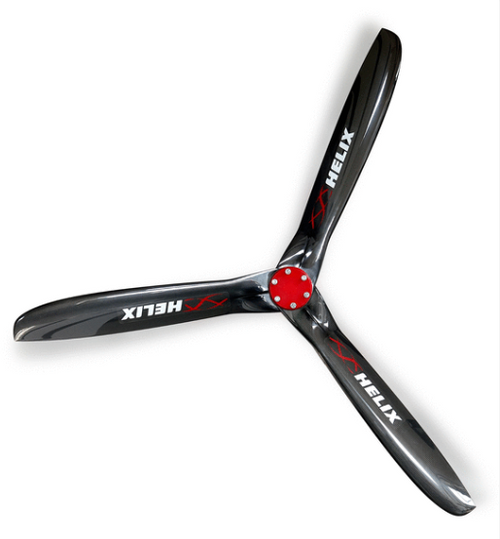 Helix 3 Blade Carbon Fiber Propeller 2.68 Reduction for Vittorazi