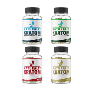 Naturally Kratom Capsules, 30CT 
