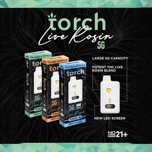 Torch THC-A Live Rosin Disposable, 5g*