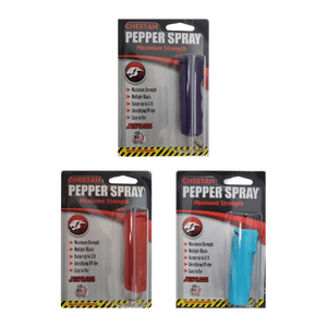 Cheetah Hard Shell Flip Top Keychain Pepper Spray