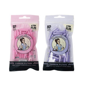 Blazy Susan Activated Carbon Xtra Slim Filter Tips, 50CT