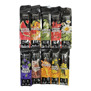 Camo Natural Leaf King Size Cones