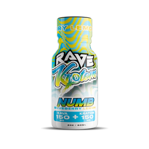 Rave Kratom Numb Target Shot, 60ml