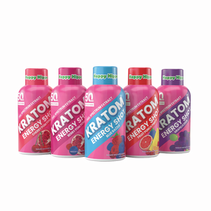Happy Hippo Kratom Energy Shot + Caffeine, 30ml