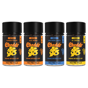 Cheddr THC-A Pre-Rolls Jar, 7pk*