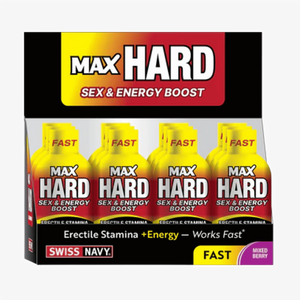 Swiss Navy Max Hard Sex & Energy Boost Shot, 2oz