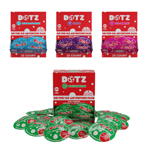 Dotz Amanita Muscaria Gummies Pouch, 3pk/25CT Dotz Amanita Muscaria Gummies Pouch, 3pk/25CT