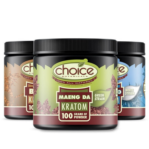 Choice Botanicals Kratom Powder, 100g Choice Botanicals Kratom Powder, 100g