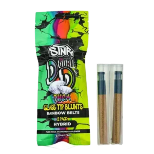 STNR Double D's THC-A Glass Tip Blunts, 2pk STNR Double D's THC-A Glass Tip Blunts, 2pk