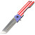 Mike Schmidt Series Handle 8" Folding Knife Spring Assisted Stainless Steel
