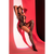 Mapale Noir and Rouge Floral Fishnet Bodysuit Lingerie (#1133)
