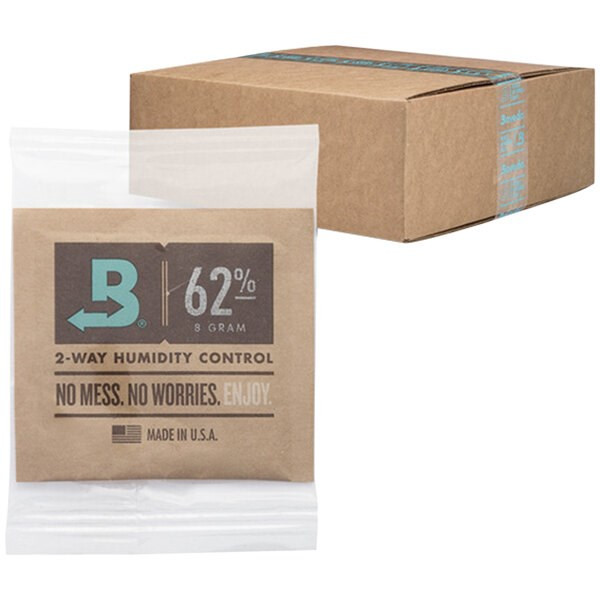 Boveda Size 8 62% Individually Wrapped Humidity Control Pack, 300CT