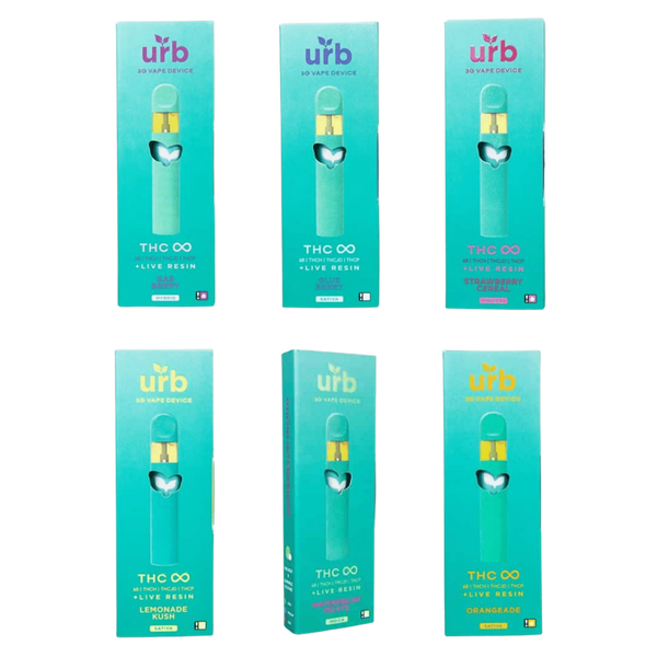 Urb THC Infinity Disposable, 3g/6CT